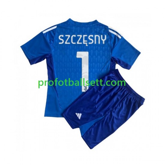 Fotballdrakt Juventus Keeper Wojciech Szczesny 1 Barn Hjemmekit 2023-2024 Kortermet