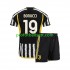 Fotballdrakt Juventus Leonardo Bonucci 19 Barn Hjemmekit 2023-2024 Kortermet