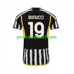 Fotballdrakt Juventus Leonardo Bonucci 19 Herre Hjemmekit 2023-2024 Kortermet