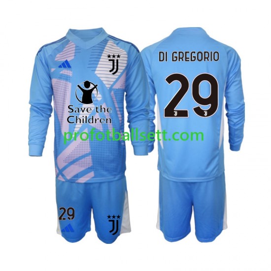 Fotballdrakt Juventus Keeper Michele Di Gregorio 29 Barn Fjerdekit 2024-2025 Langermet