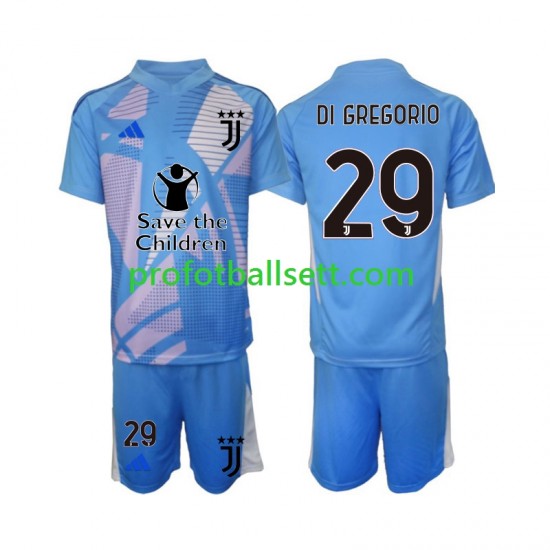 Fotballdrakt Juventus Keeper Michele Di Gregorio 29 Barn Fjerdekit 2024-2025 Kortermet