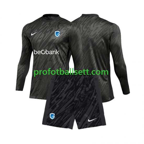 Fotballdrakt KRC Genk Keeper Barn Bortekit 2024-2025 Langermet