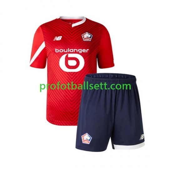 Fotballdrakt LOSC Lille Barn Hjemmekit 2023-2024 Kortermet