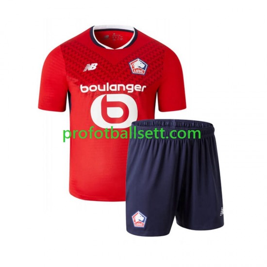 Fotballdrakt LOSC Lille Barn Hjemmekit 2024-2025 Kortermet