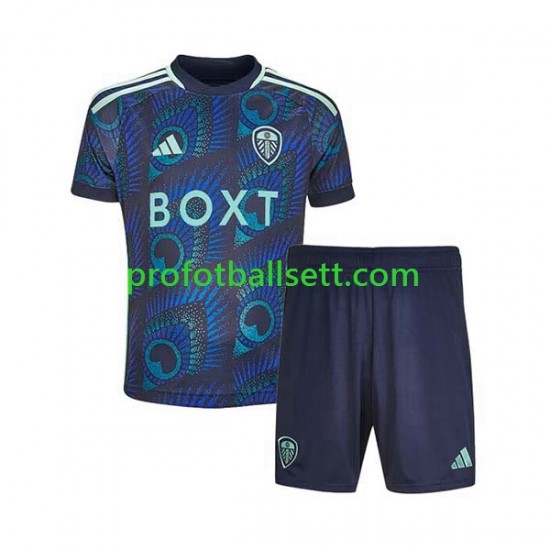 Fotballdrakt Leeds United Barn Bortekit 2023-2024 Kortermet