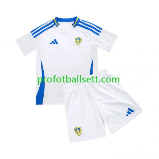 Fotballdrakt Leeds United Barn Hjemmekit 2024-2025 Kortermet