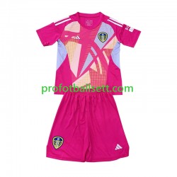 Fotballdrakt Leeds United Keeper Barn Tredjekit 2024-2025 Kortermet