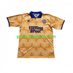 Retro Fotballdrakt Leeds United Herre Bortekit 1991-1992 Kortermet