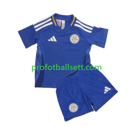 Fotballdrakt Leicester City Barn Hjemmekit 2024-2025 Kortermet