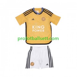 Fotballdrakt Leicester City Barn Tredjekit 2023-2024 Kortermet