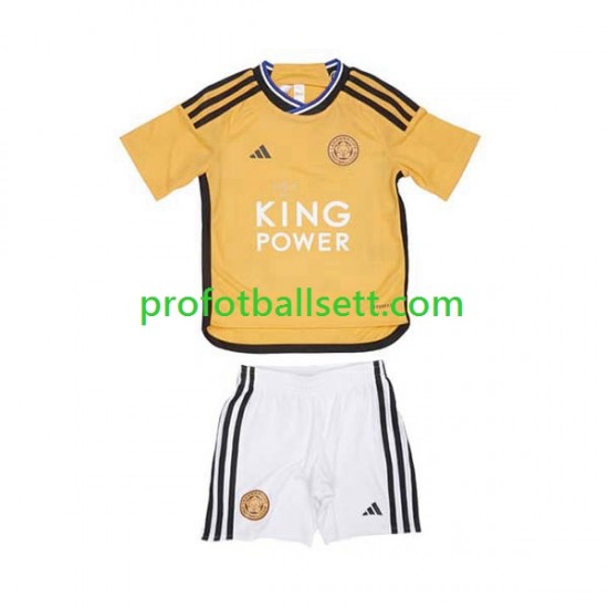 Fotballdrakt Leicester City Barn Tredjekit 2023-2024 Kortermet