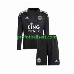 Fotballdrakt Leicester City Keeper Barn Tredjekit 2023-2024 Langermet