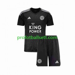 Fotballdrakt Leicester City Keeper Barn Tredjekit 2023-2024 Kortermet