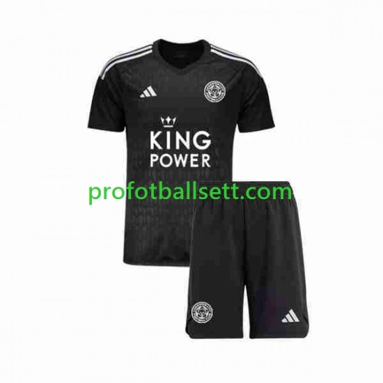 Fotballdrakt Leicester City Keeper Barn Tredjekit 2023-2024 Kortermet