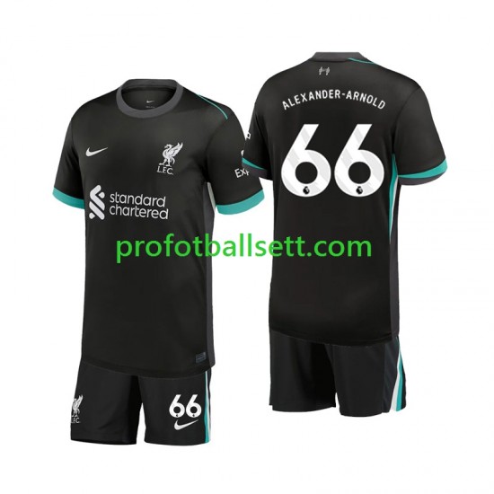 Fotballdrakt Liverpool Alexander-Arnold 66 Barn Bortekit 2024-2025 Kortermet