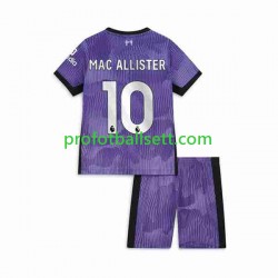 Fotballdrakt Liverpool Alexis Mac Allister 10 Barn Tredjekit 2023-2024 Kortermet