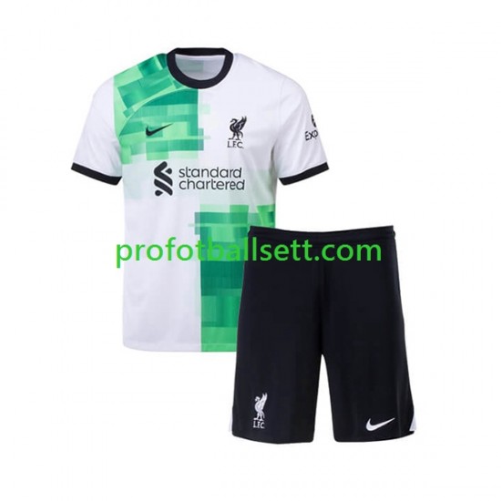 Fotballdrakt Liverpool Barn Bortekit 2023-2024 Kortermet