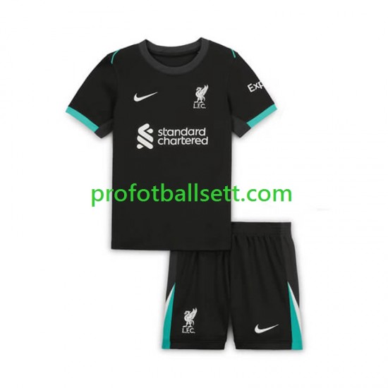 Fotballdrakt Liverpool Barn Bortekit 2024-2025 Kortermet