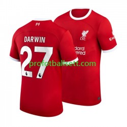 Fotballdrakt Liverpool Darwin Nunez 27 Herre Hjemmekit 2023-2024 Kortermet