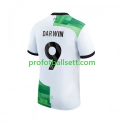 Fotballdrakt Liverpool Darwin Nunez 9 Herre Bortekit 2023-2024 Kortermet
