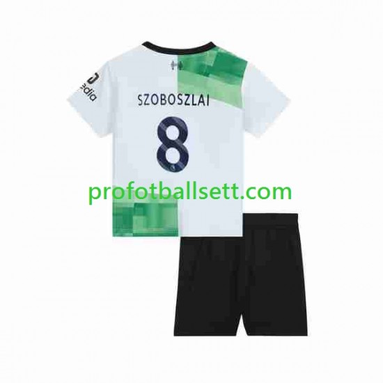 Fotballdrakt Liverpool Dominik Szoboszlai 8 Barn Bortekit 2023 Kortermet