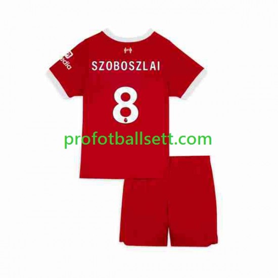 Fotballdrakt Liverpool Dominik Szoboszlai 8 Barn Hjemmekit 2023 Kortermet