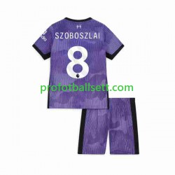 Fotballdrakt Liverpool Dominik Szoboszlai 8 Barn Tredjekit 2023 Kortermet