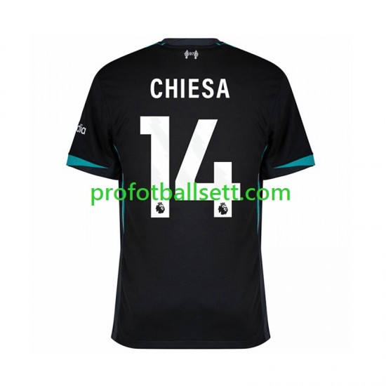 Fotballdrakt Liverpool Federico Chiesa 14 Herre Bortekit 2024-2025 Kortermet