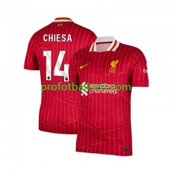 Fotballdrakt Liverpool Federico Chiesa 14 Herre Hjemmekit 2024-2025 Kortermet