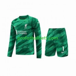 Fotballdrakt Liverpool Keeper A.Becker 1 Barn Hjemmekit 2023-2024 Langermet