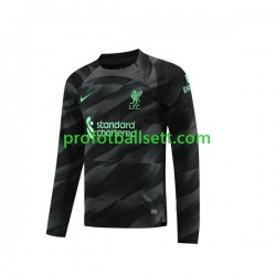 Fotballdrakt Liverpool Keeper Herre Bortekit 2023-2024 Langermet