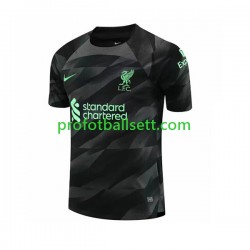 Fotballdrakt Liverpool Keeper Herre Bortekit 2023-2024 Kortermet