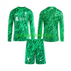 Fotballdrakt Liverpool Keeper Barn Bortekit 2024-2025 Langermet
