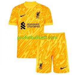 Fotballdrakt Liverpool Keeper Barn Fjerdekit 2024-2025 Kortermet