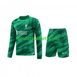 Fotballdrakt Liverpool Keeper Barn Hjemmekit 2023-2024 Langermet