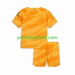 Fotballdrakt Liverpool Keeper Barn Tredjekit 2023-2024 Kortermet