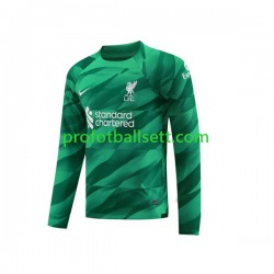 Fotballdrakt Liverpool Keeper Herre Hjemmekit 2023-2024 Langermet
