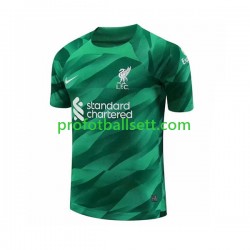 Fotballdrakt Liverpool Keeper Herre Hjemmekit 2023-2024 Kortermet