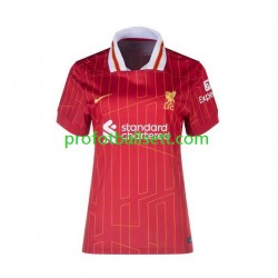 Fotballdrakt Liverpool Dame Hjemmekit 2024-2025 Kortermet