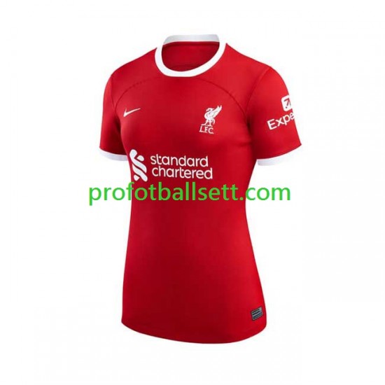 Fotballdrakt Liverpool Dame Hjemmekit 2023-2024 Kortermet