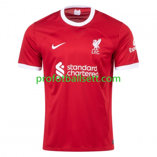 Fotballdrakt Liverpool Luis Diaz 23 Herre Hjemmekit 2023-2024 Kortermet