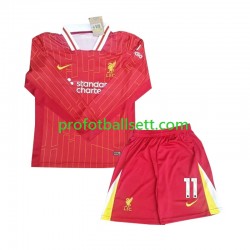 Fotballdrakt Liverpool M Salah 11 Barn Hjemmekit 2024-2025 Langermet