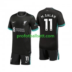 Fotballdrakt Liverpool M.Salah 11 Barn Bortekit 2024-2025 Kortermet