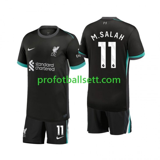 Fotballdrakt Liverpool M.Salah 11 Barn Bortekit 2024-2025 Kortermet