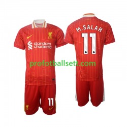 Fotballdrakt Liverpool M.Salah 11 Barn Hjemmekit 2024-2025 Kortermet