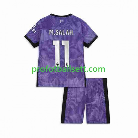 Fotballdrakt Liverpool M.Salah 11 Barn Tredjekit 2023-2024 Kortermet