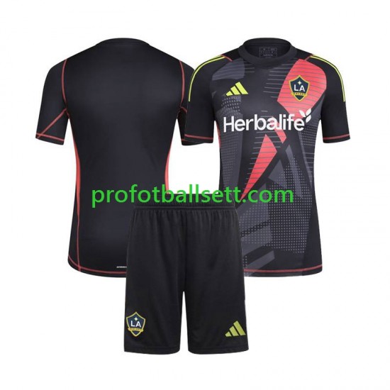 Fotballdrakt Los Angeles Galaxy Keeper Barn Hjemmekit 2024 Svart Kortermet