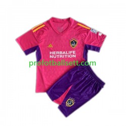 Fotballdrakt Los Angeles Galaxy Keeper Barn 2023-2024 Rosa Kortermet