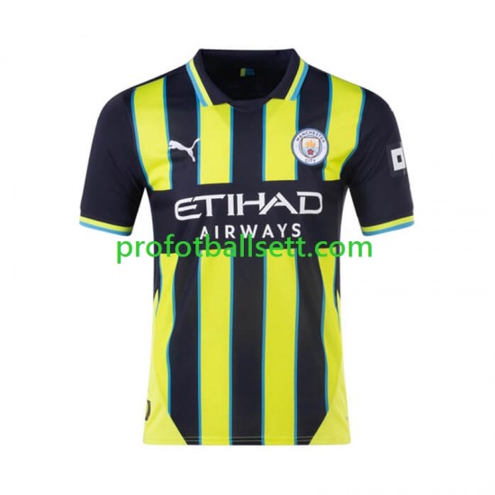 Fotballdrakt Manchester City Herre Bortekit 2024-2025 Kortermet