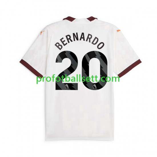Fotballdrakt Manchester City Bernardo Silva 20 Herre Bortekit 2023-2024 Kortermet